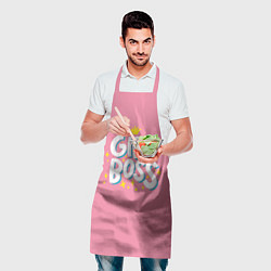 Фартук кулинарный Девушка - босс, цвет: 3D-принт — фото 2
