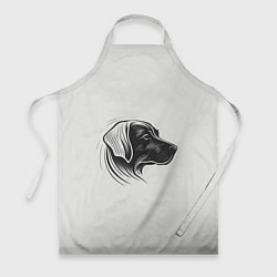 Фартук кулинарный Стилизованный арт пса, цвет: 3D-принт