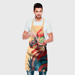 Фартук кулинарный Japan dragon - tattoo - art, цвет: 3D-принт — фото 2