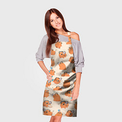 Фартук кулинарный Человек-бензопила - Почита и хлебушек, цвет: 3D-принт — фото 2