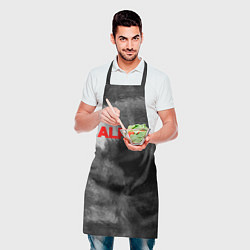 Фартук кулинарный Альфа мужик, цвет: 3D-принт — фото 2