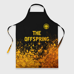 Фартук кулинарный The Offspring - gold gradient: символ сверху, цвет: 3D-принт