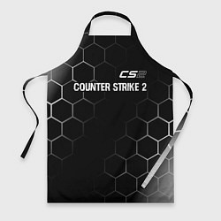 Фартук кулинарный Counter Strike 2 glitch на темном фоне: символ све, цвет: 3D-принт