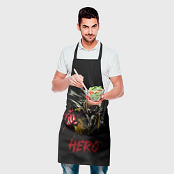 Фартук кулинарный Герой - Ванпанчмен, цвет: 3D-принт — фото 2