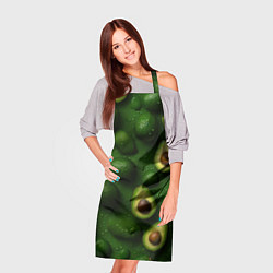 Фартук кулинарный Сочная текстура из авокадо, цвет: 3D-принт — фото 2