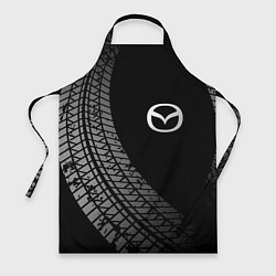 Фартук кулинарный Mazda tire tracks, цвет: 3D-принт