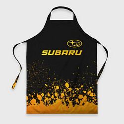 Фартук Subaru - gold gradient: символ сверху