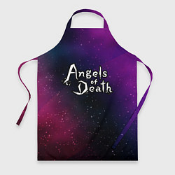Фартук кулинарный Angels of Death gradient space, цвет: 3D-принт