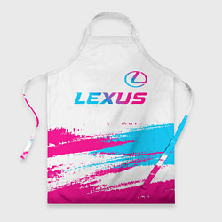 Фартук Lexus neon gradient style: символ сверху