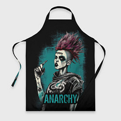 Фартук кулинарный Девушка анархия, цвет: 3D-принт