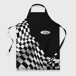 Фартук кулинарный Ford racing flag, цвет: 3D-принт