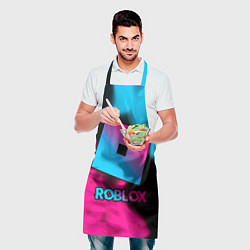 Фартук кулинарный Roblox - neon gradient, цвет: 3D-принт — фото 2