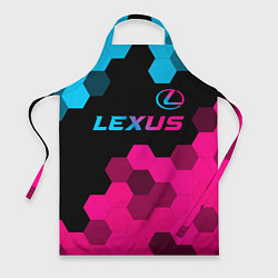 Фартук Lexus - neon gradient: символ сверху