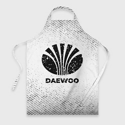 Фартук кулинарный Daewoo с потертостями на светлом фоне, цвет: 3D-принт