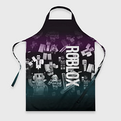 Фартук кулинарный Роблокс персонажи под градиентом, цвет: 3D-принт
