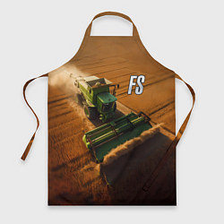 Фартук Farming Simulator - Зеленый трактор