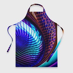 Фартук кулинарный Неоновый водоворот, цвет: 3D-принт