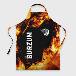 Фартук кулинарный Burzum и пылающий огонь, цвет: 3D-принт
