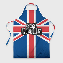 Фартук кулинарный Sex Pistols - панк рок, цвет: 3D-принт