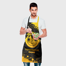 Фартук кулинарный Tomodachi Game - gold gradient, цвет: 3D-принт — фото 2
