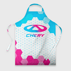 Фартук кулинарный Chery neon gradient style, цвет: 3D-принт