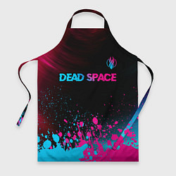 Фартук кулинарный Dead Space - neon gradient: символ сверху, цвет: 3D-принт