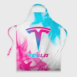 Фартук кулинарный Tesla neon gradient style, цвет: 3D-принт