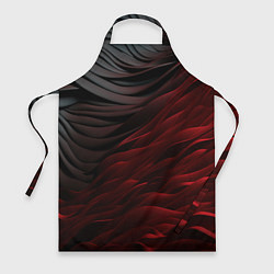 Фартук кулинарный Темно-красная текстура, цвет: 3D-принт