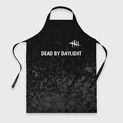 Фартук кулинарный Dead by Daylight glitch на темном фоне: символ све, цвет: 3D-принт