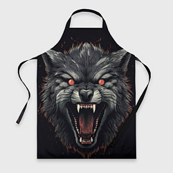 Фартук кулинарный Серый волк, цвет: 3D-принт