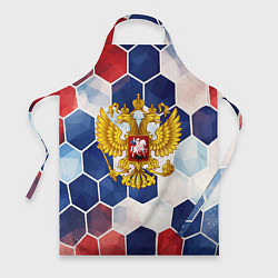 Фартук кулинарный Герб России объемные плиты, цвет: 3D-принт
