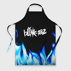 Фартук Blink 182 blue fire