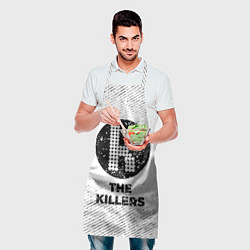 Фартук кулинарный The Killers с потертостями на светлом фоне, цвет: 3D-принт — фото 2