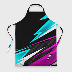 Фартук кулинарный Спорт униформа - неон, цвет: 3D-принт