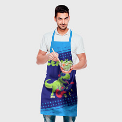 Фартук кулинарный Семён рокозавр, цвет: 3D-принт — фото 2