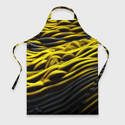 Фартук кулинарный Золотые волны, цвет: 3D-принт