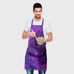 Фартук кулинарный Текстура - Purple explosion, цвет: 3D-принт — фото 2