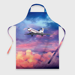 Фартук Ту-154Б 2 Розовый закат