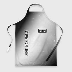 Фартук кулинарный Nine Inch Nails glitch на светлом фоне: надпись, с, цвет: 3D-принт