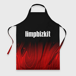 Фартук кулинарный Limp Bizkit red plasma, цвет: 3D-принт