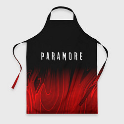 Фартук кулинарный Paramore red plasma, цвет: 3D-принт