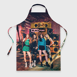 Фартук кулинарный Blackpink girls poster, цвет: 3D-принт