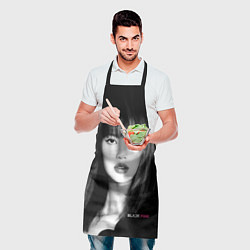 Фартук кулинарный Blackpink Lisa Portrait, цвет: 3D-принт — фото 2
