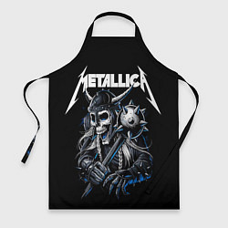 Фартук кулинарный Metallica - warrior, цвет: 3D-принт