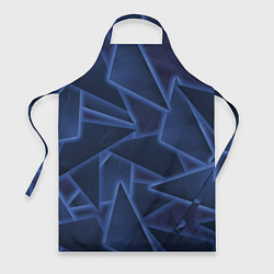 Фартук кулинарный Треугольники, неон, цвет: 3D-принт
