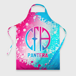 Фартук кулинарный Pantera neon gradient style, цвет: 3D-принт