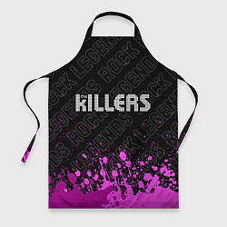 Фартук кулинарный The Killers rock legends: символ сверху, цвет: 3D-принт