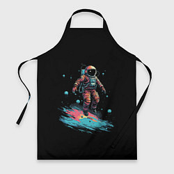 Фартук кулинарный Летящий космонавт, цвет: 3D-принт