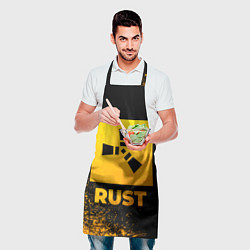 Фартук кулинарный Rust - gold gradient, цвет: 3D-принт — фото 2