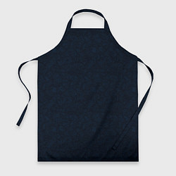 Фартук кулинарный Абстракция тёмно-синий ажурный, цвет: 3D-принт